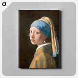 Girl with a Pearl Earring - ヨハネス フェルメール Canvas.