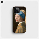 Girl with a Pearl Earring - Johannes Vermeer Phone Case.