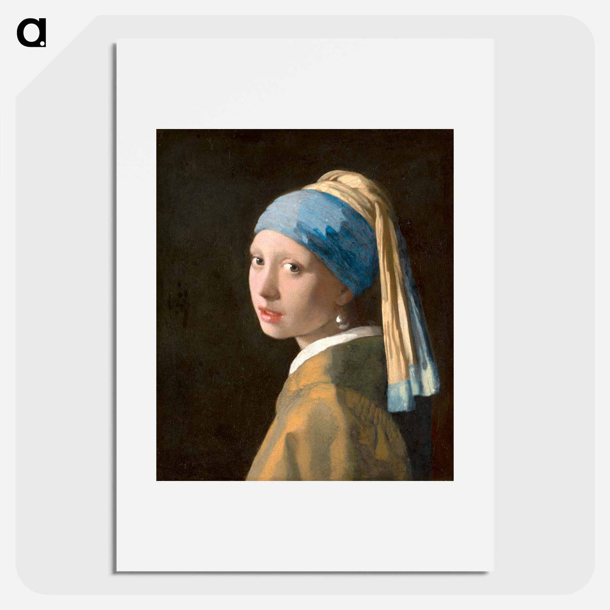 Girl with a Pearl Earring - ヨハネス フェルメール Poster.