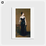 アートポストカード-Madame X - ジョン シンガー サージェント Postcard.