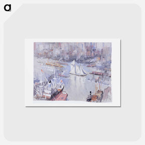 アートポストカード-The Schooner
 - ジョセフ ペネル Postcard.