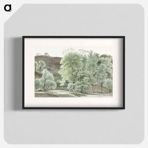 アートポスター-Trees in the Subiaco Area
 - ジョセフス アウグストゥス クニップ Poster.