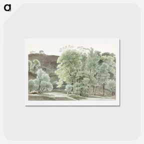 アートポストカード-Trees in the Subiaco Area
 - ジョセフス アウグストゥス クニップ Postcard.