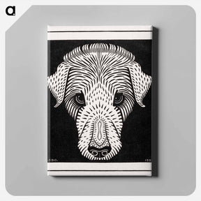 アートパネル-Dog's head - ユリー デ フラーハ Canvas.