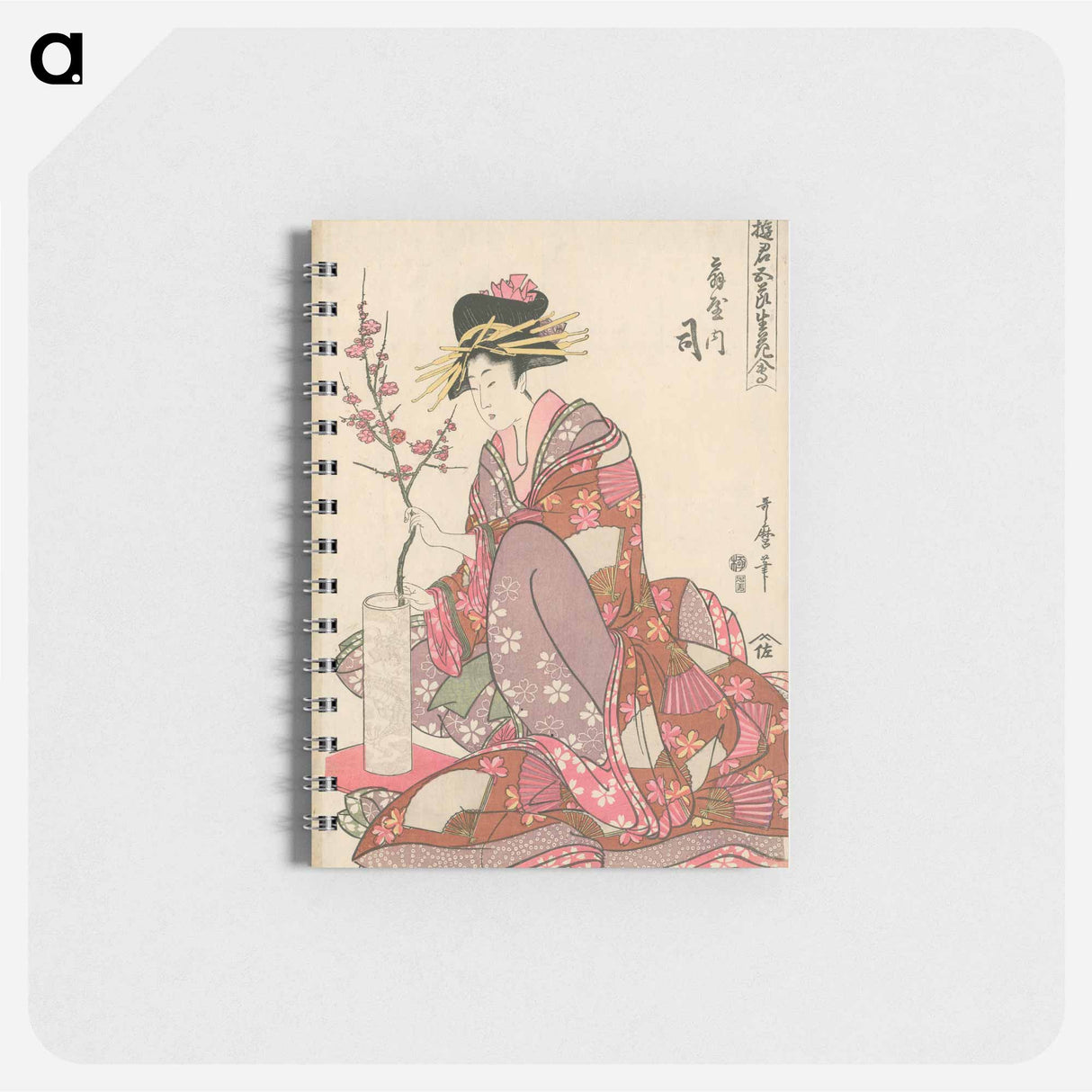 Tsukasa of Ogiya - 喜多川 歌麿 Memo.