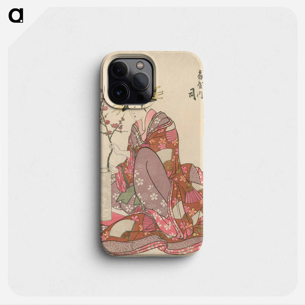 Tsukasa of Ogiya - 喜多川 歌麿 Phone Case.