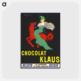 アートポストカード-Chocolat Klaus - レオネット カピエッロ Postcard.
