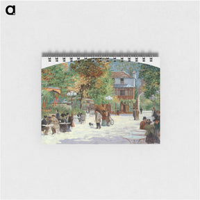 アートメモ帳-At the Chalet du Château de Madrid, in the Bois de Boulogne - ルイ アベル トルシェ Memo.
