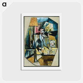 アートポストカード-Portret van Albert Flechteim - ルイ マルクーシ Postcard.