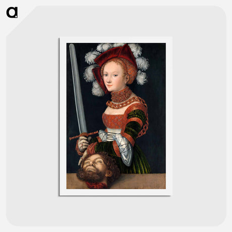 アートポストカード-Judith with the Head of Holofernes
 - ルーカス クラナッハ Postcard.