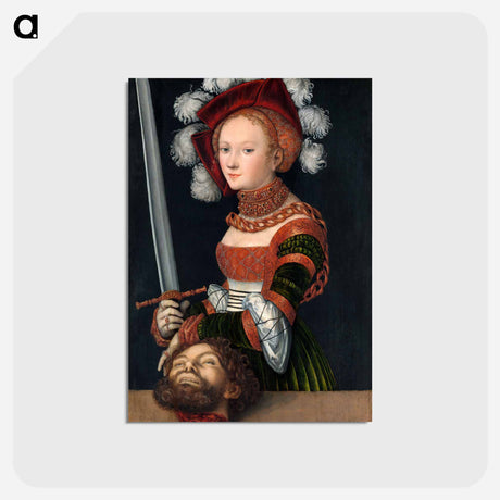 アートポストカード-Judith with the Head of Holofernes
 - ルーカス クラナッハ Postcard.