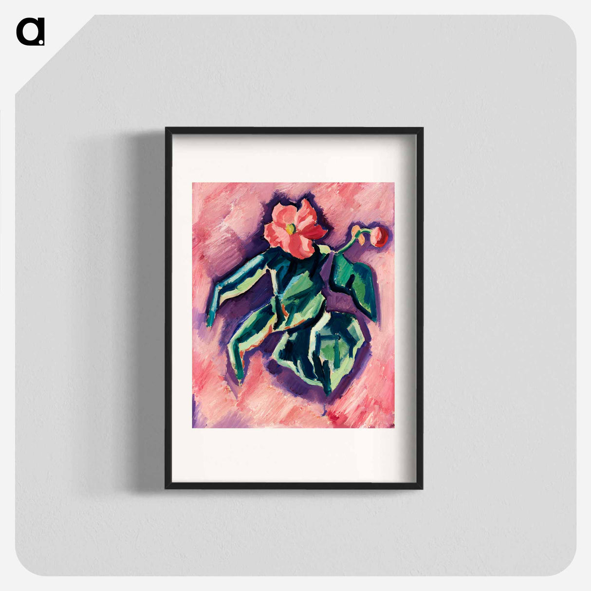 Pink Begonias - Marsden Hartley Poster.