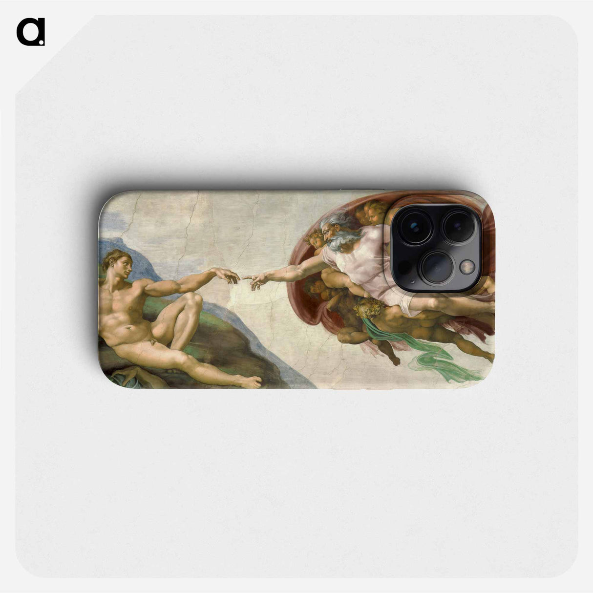 The Creation of Adam - Michelangelo Buonarroti Phone Case.