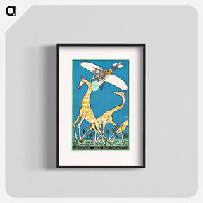 アートポスター-Bloodless Giraffe Hunt - モリツ ユング Poster.