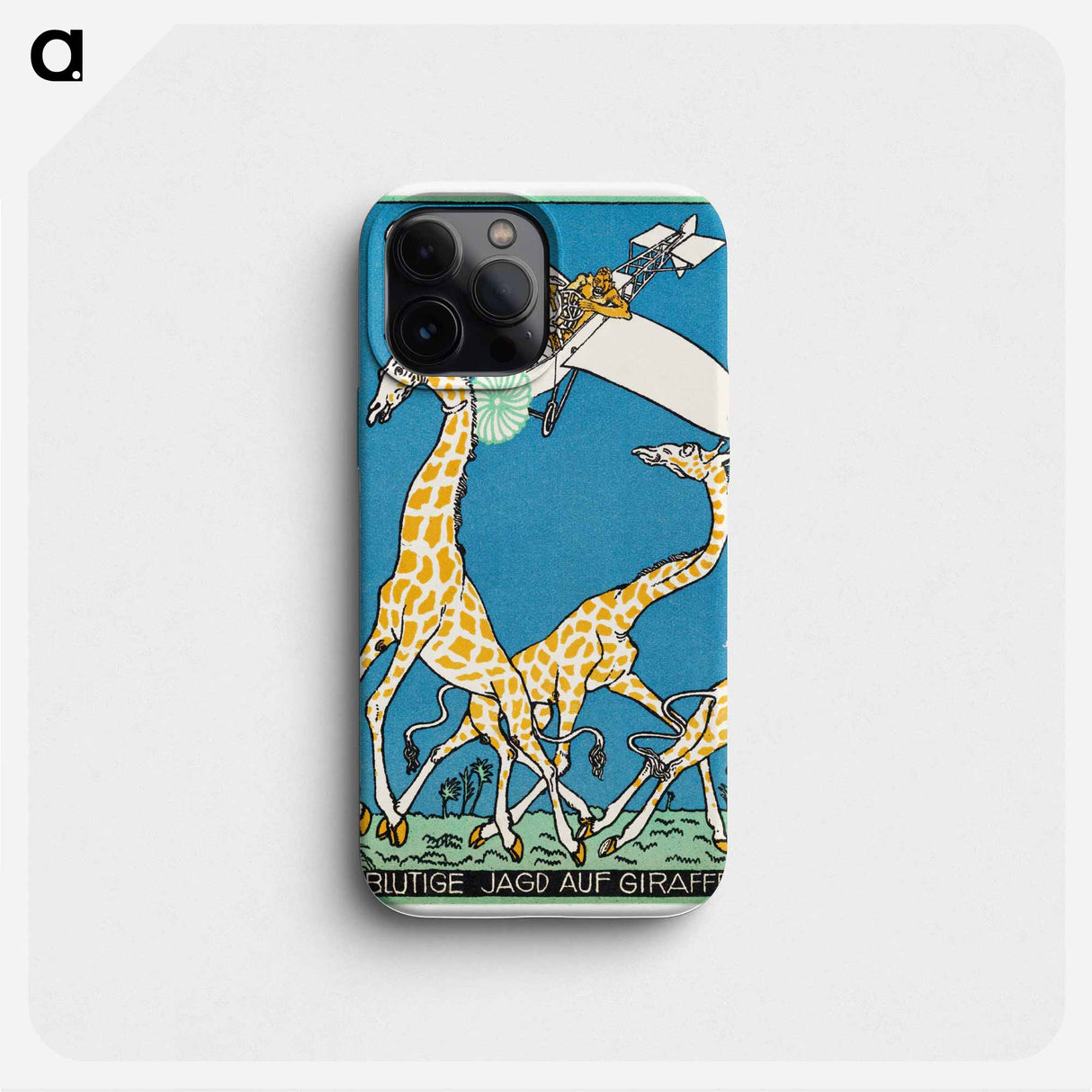 Bloodless Giraffe Hunt - モリツ ユング Phone Case.