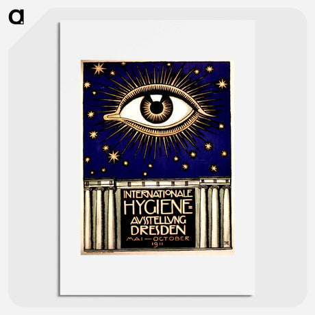 アートポスター-Internationale Hygiene-Ausstellung Poster
 - 国立医学図書館 Poster.