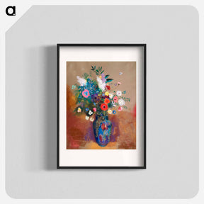 アートポスター-Bouquet of Flowers - オディロン ルドン Poster.