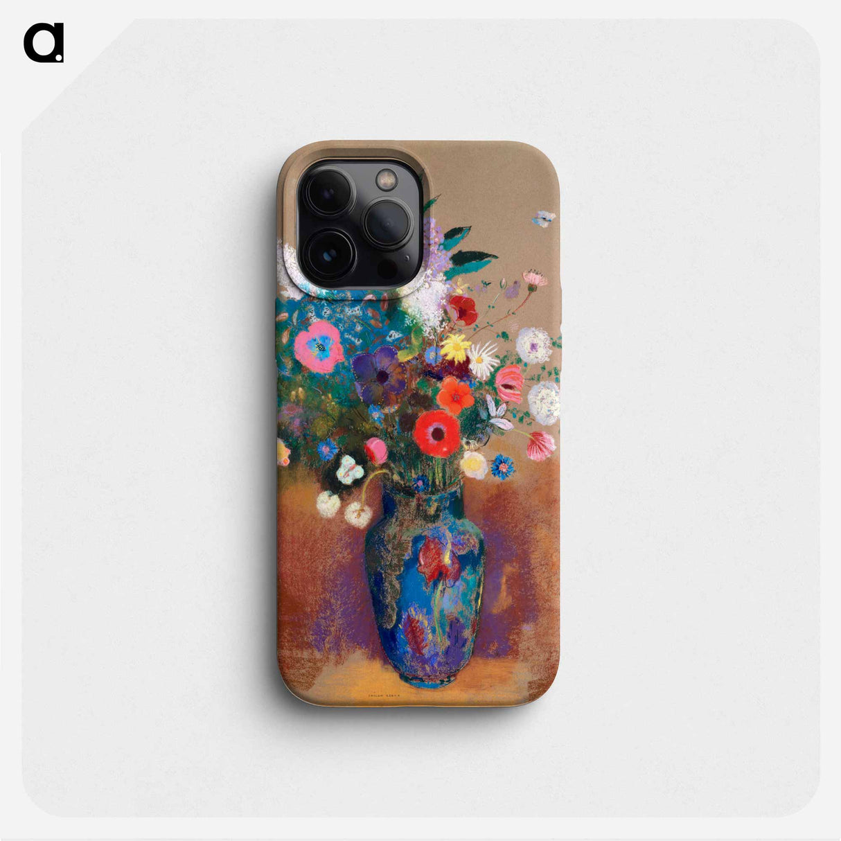 Bouquet of Flowers - Odilon Redon Phone Case.