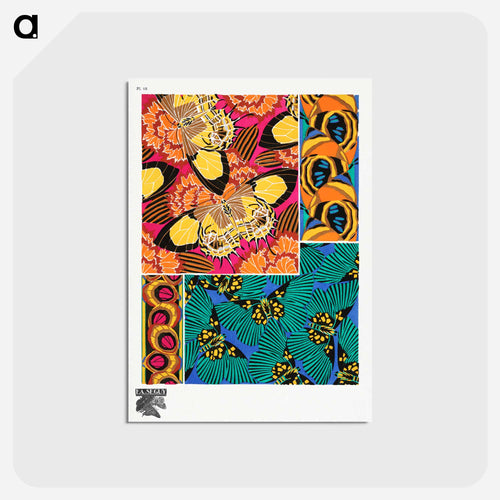 Butterflies Pattern
 - パピヨン Postcard.