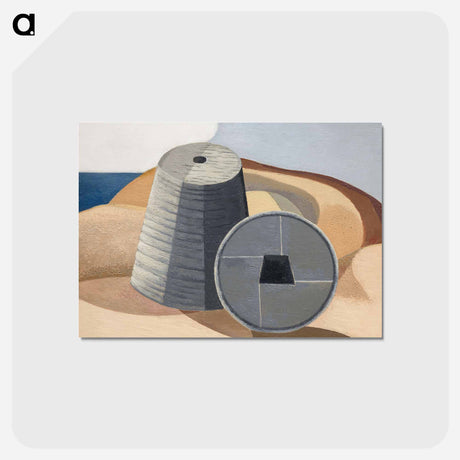 アートポストカード-Mineral Objects - ポール ナッシュ Postcard.