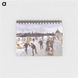アートメモ帳-Children Skating Outside Fåborg
 - ピーター ハンセン Memo.