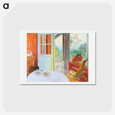 アートポストカード-Dining Room in the Country
 - ピエール ボナール Postcard.