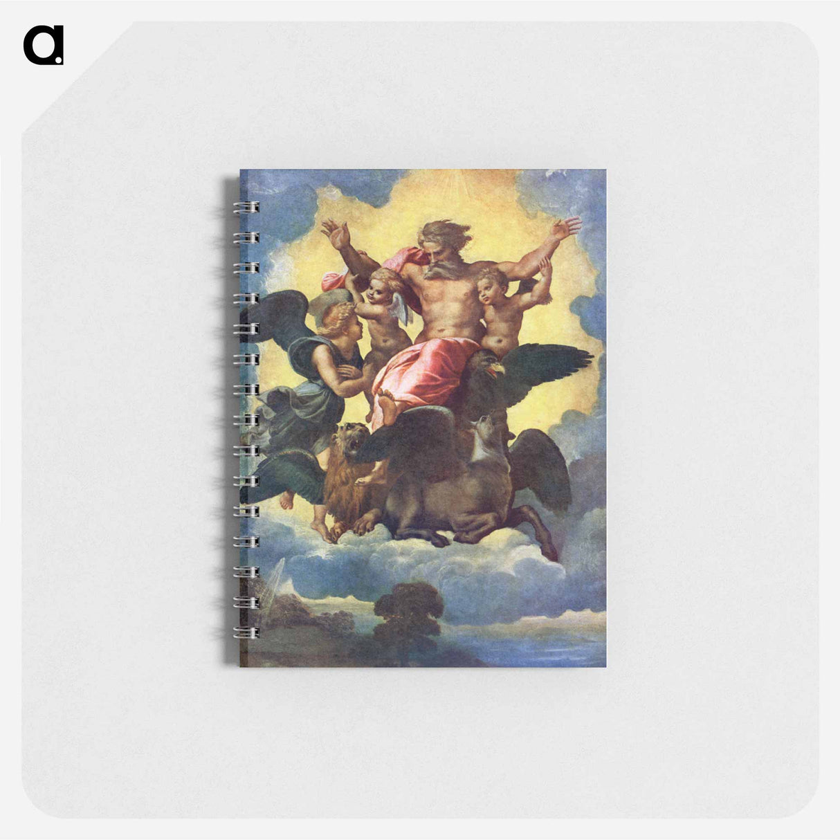 Raphael's Ezekiel's Vision - ラファエロ サンティ Memo.