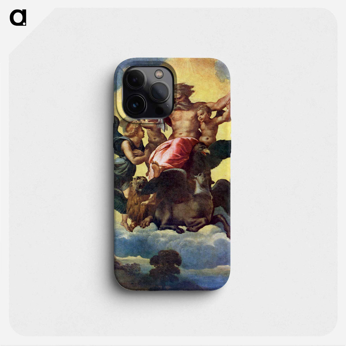 Raphael's Ezekiel's Vision - ラファエロ サンティ Phone Case.