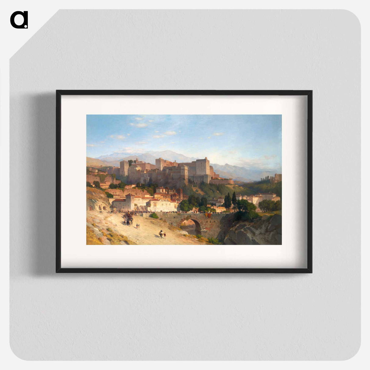 The Hill of the Alhambra, Granada - Samuel Coleman Poster.