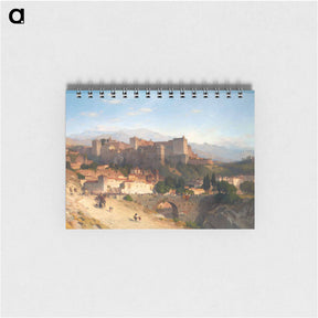 アートメモ帳-The Hill of the Alhambra, Granada - サミュエル コールマン Memo.