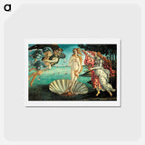 アートポストカード-The Birth of Venus - サンドロ ボッティチェッリ Postcard.