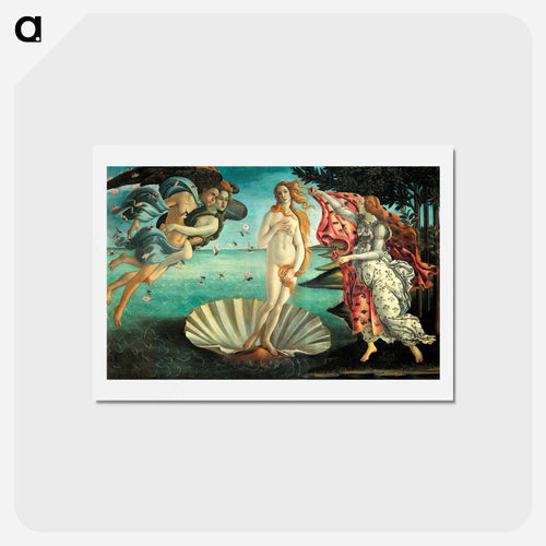 The Birth of Venus - サンドロ ボッティチェッリ Postcard.