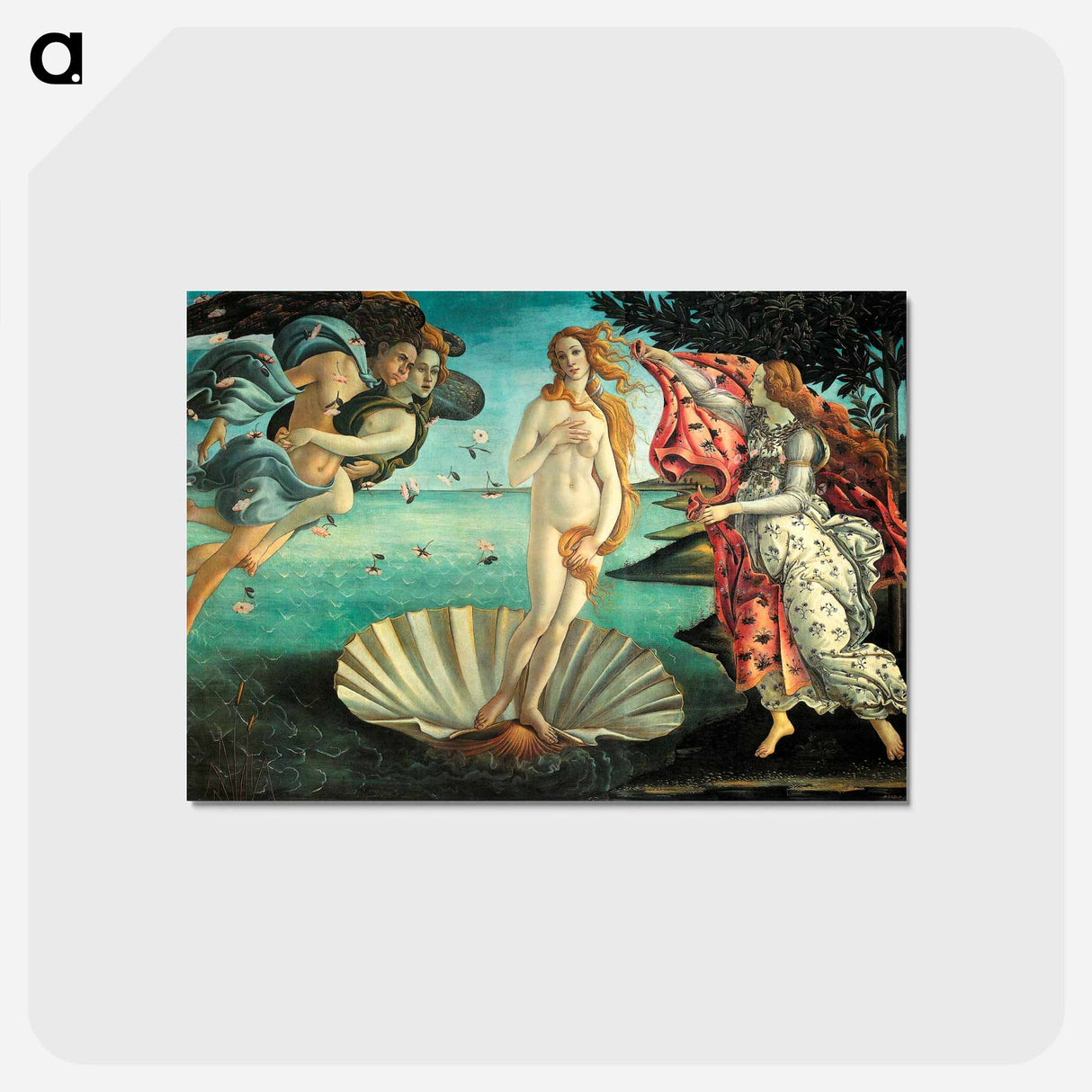 アートポストカード-The Birth of Venus - サンドロ ボッティチェッリ Postcard.