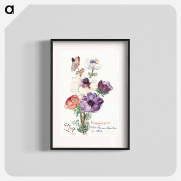 New Year's Greeting with Anemones
 - シエンチェ メスダグ ファン ハウテン Poster.
