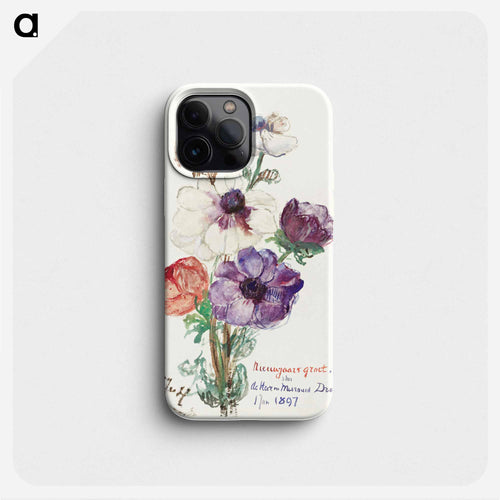New Year's Greeting with Anemones
 - Scienje Mesdag van Houten Phone Case.