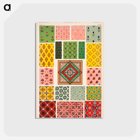 アートポストカード-Nineteenth-Century Ornamental Pattern
 - 装飾の文法 Postcard.