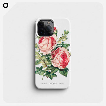 The Rose, the Myrtle and the Ivy from The Language of Flowers, or, Floral Emblems of Thoughts, Feelings, and Sentiments
 - 花言葉 Phone Case.