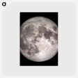 アートポストカード-Full Moon
 - ムーン Postcard.