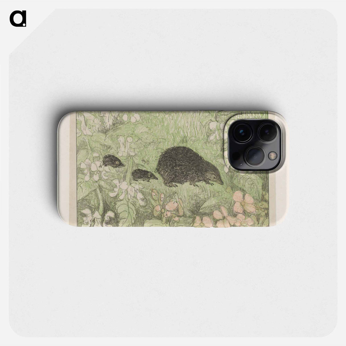 Egel met jongen - Theo van Hoytema Phone Case.