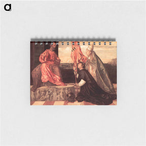 アートメモ帳-Pope Alexander IV Presenting Jacopo Pesaro to St Peter - ティツィアーノ ヴェチェッリオ Memo.