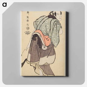 アートパネル-Ōtani Tokuji as Monogusa Tarō - 東洲斎 写楽 Canvas.