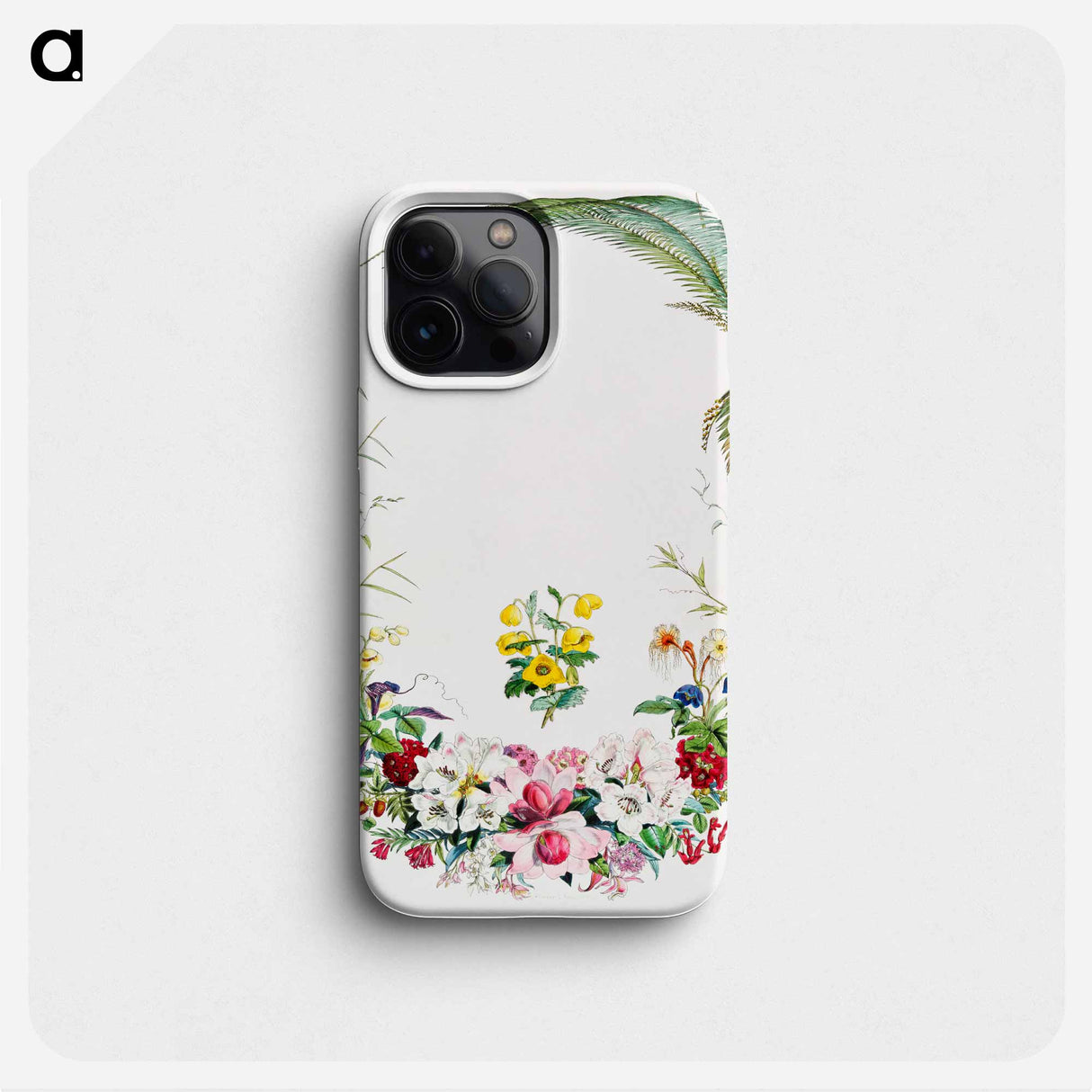 Title page from Illustrations of Himalayan plants - ウォルター フッド フィッチ Phone Case.