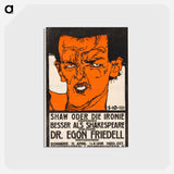 アートポストカード-Shaw oder die Ironie
 - ウィーン博物館 Postcard.