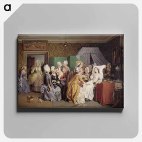 アートパネル-The maternity ward - ヴィルヘルム マーストランド Canvas.