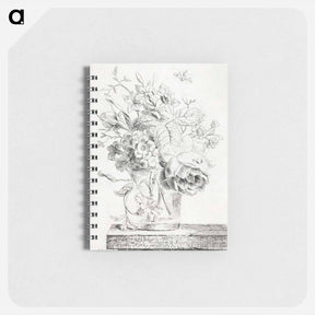 アートメモ帳-Vase with Flowers - ウィレム ヴァン リーン Memo.