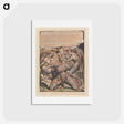 アートポストカード-Jerusalem, Plate 25, "And there was heard...." - ウィリアム ブレイク Postcard.