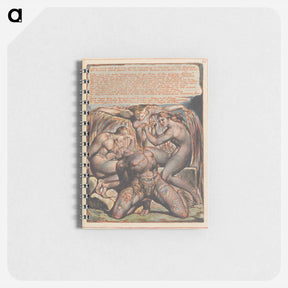 アートメモ帳-Jerusalem, Plate 25, "And there was heard...." - ウィリアム ブレイク Memo.