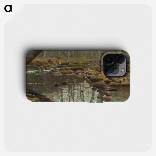 池の反映 - ウィリアム ブリス ベイカー Phone Case.