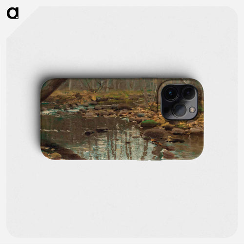 Shadows in a Pool by William Bliss Baker - ウィリアム ブリス ベイカー Phone Case.