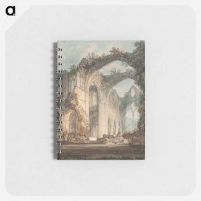 アートメモ帳-Tintern Abbey. The Crossing and Chancel, Looking Towards the East Window - ウィリアム ターナー Memo.